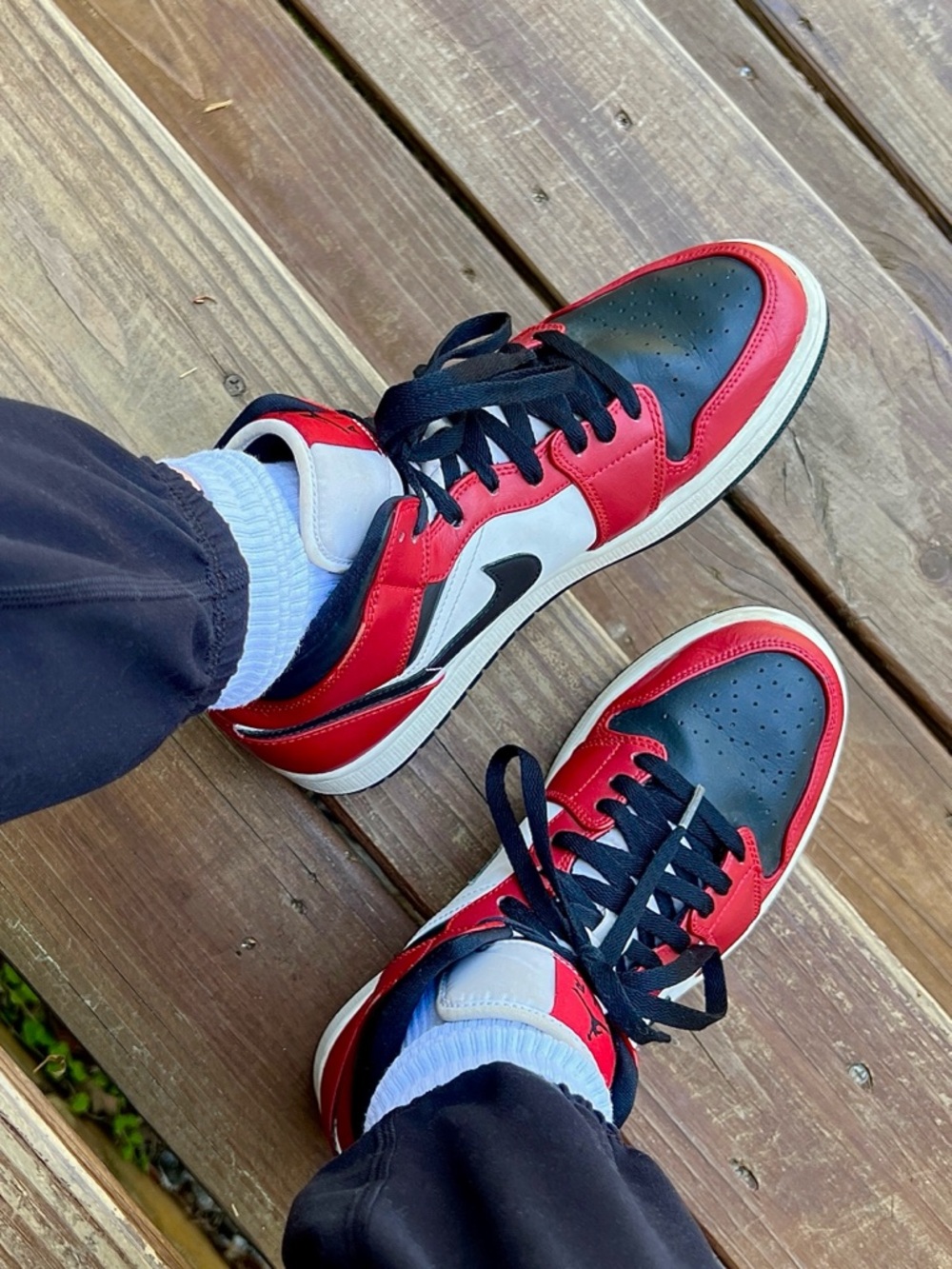 7.5Y Rare Air Jordan 1 Mid "Chicago Black Toe"